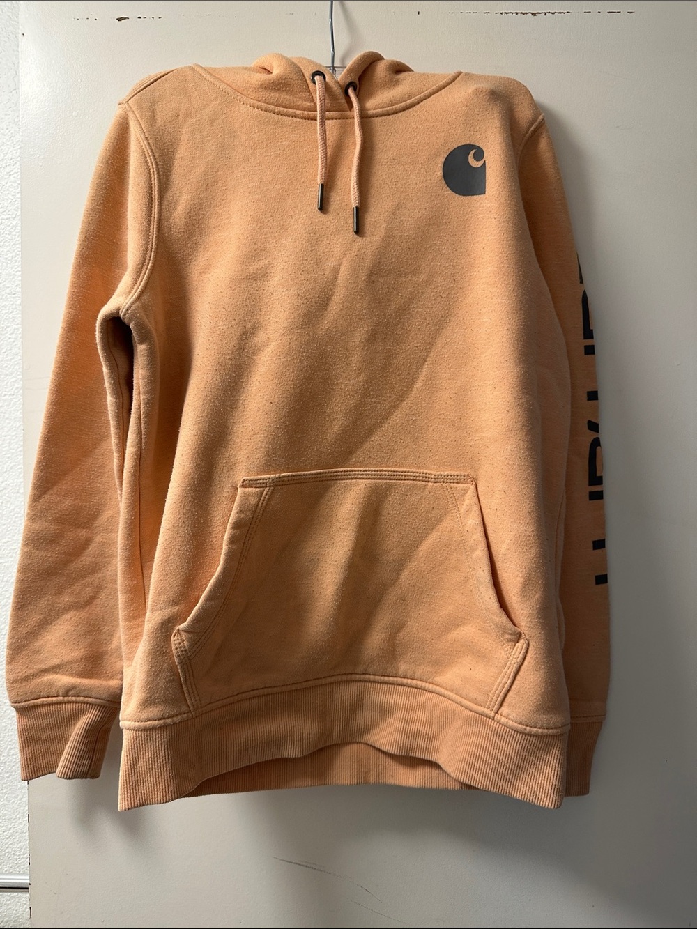 Carhartt Peach Orange Hooded Sweatshirt